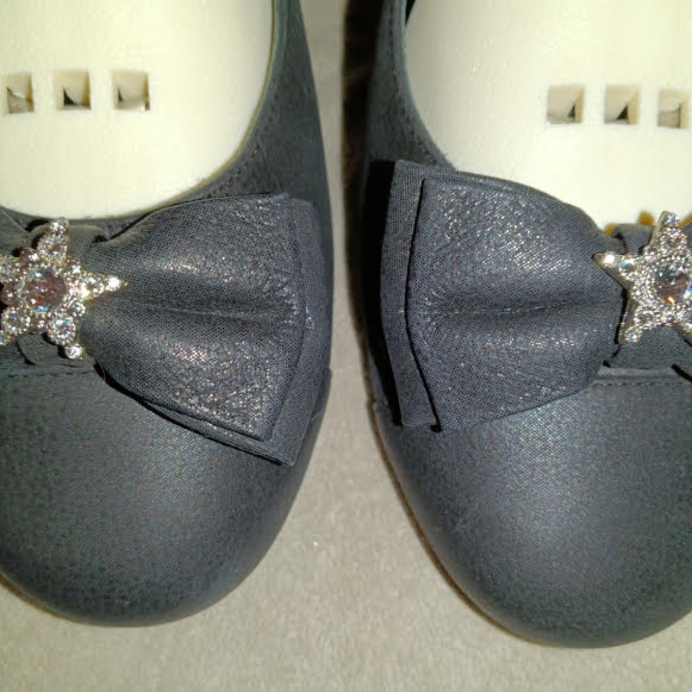 CHANEL BUFFALO GLITTER STAR BALLERINA FLATS - Picture 3 of 10